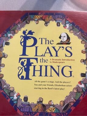 The Play's the Thing Board Game - Yellow Box